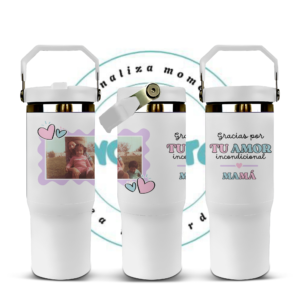 Termo Stanley con asa - Personalizado para Mamá - 30 oz