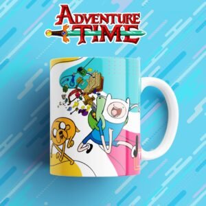 Taza Blanca 11 oz - Hora de Aventura