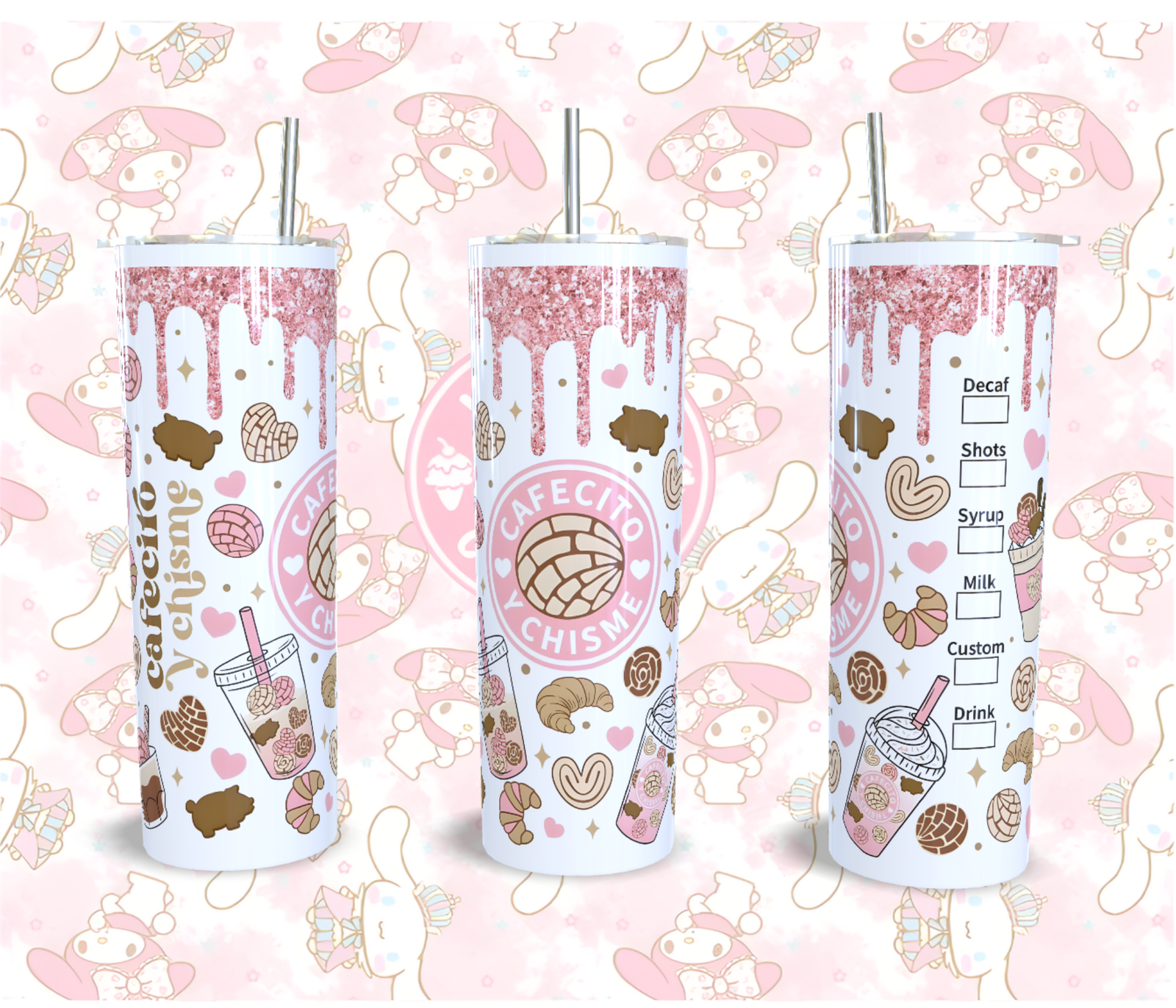 Termo Skinny Hello Kitty Starbucks 600 ml - Imagen 2